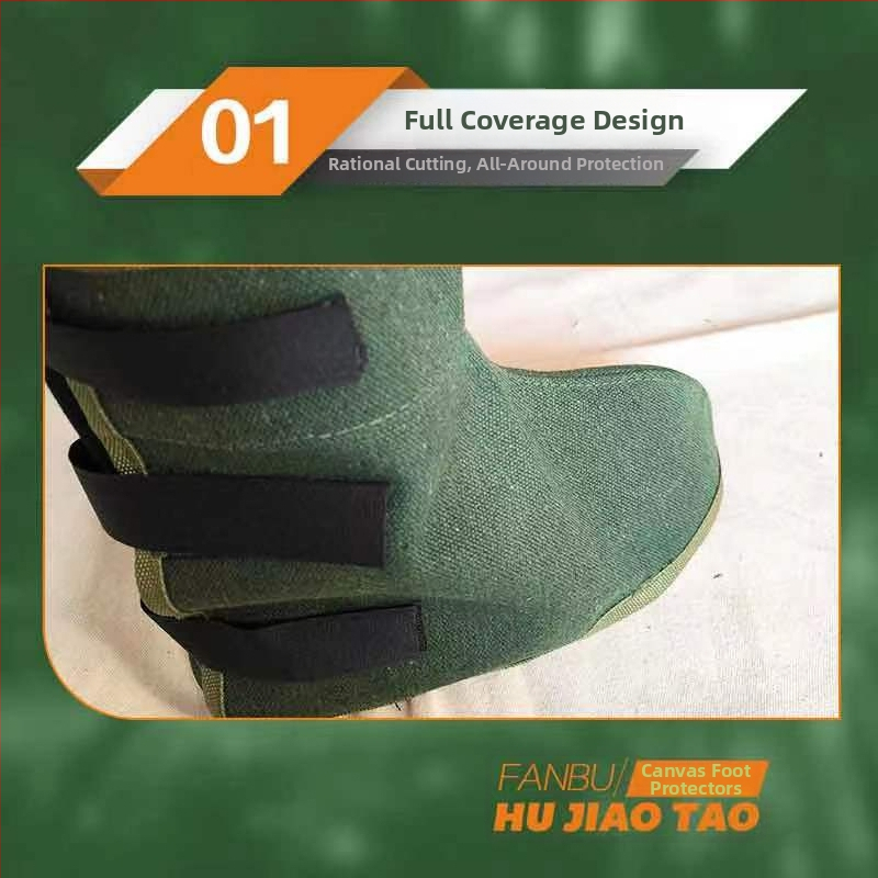 Zāvēšanas kāju aizsargpārklājums ar pilnu kājas pārklājumu, putekļu izturīgs, audums