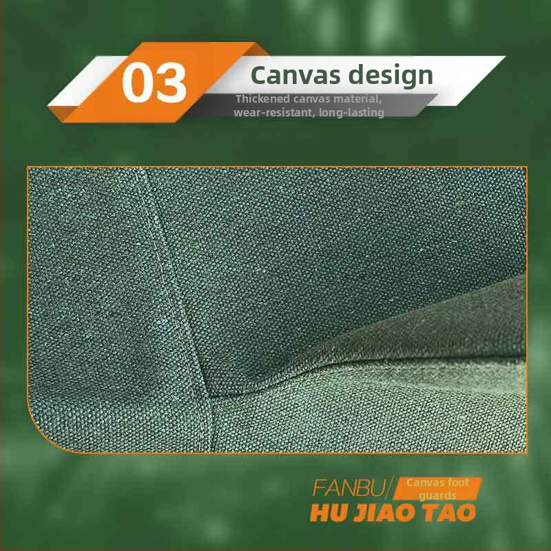 Zāvēšanas kāju aizsargpārklājums ar pilnu kājas pārklājumu, putekļu izturīgs, audums