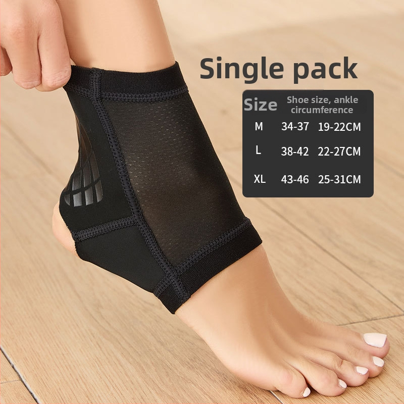 Protecție gleznă pentru sport - ultra-subțire, respirabilă, compresie fixă, prevenire entorse, potrivită pentru baschet și alergare/antrenament