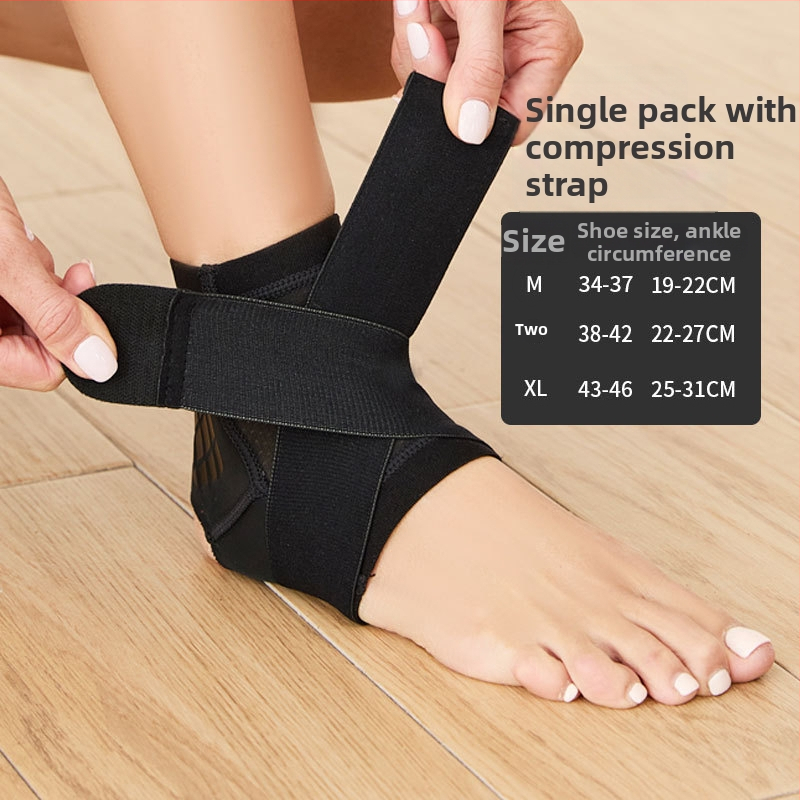 Protecție gleznă pentru sport - ultra-subțire, respirabilă, compresie fixă, prevenire entorse, potrivită pentru baschet și alergare/antrenament