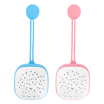 Prenosné zariadenie na spanie pre bábätká s bielym šumom a hudbou — bez displeja, verzia s nabíjaním, bez vstavaných batérií