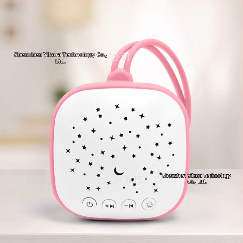 Prenosné zariadenie na spanie pre bábätká s bielym šumom a hudbou — bez displeja, verzia s nabíjaním, bez vstavaných batérií