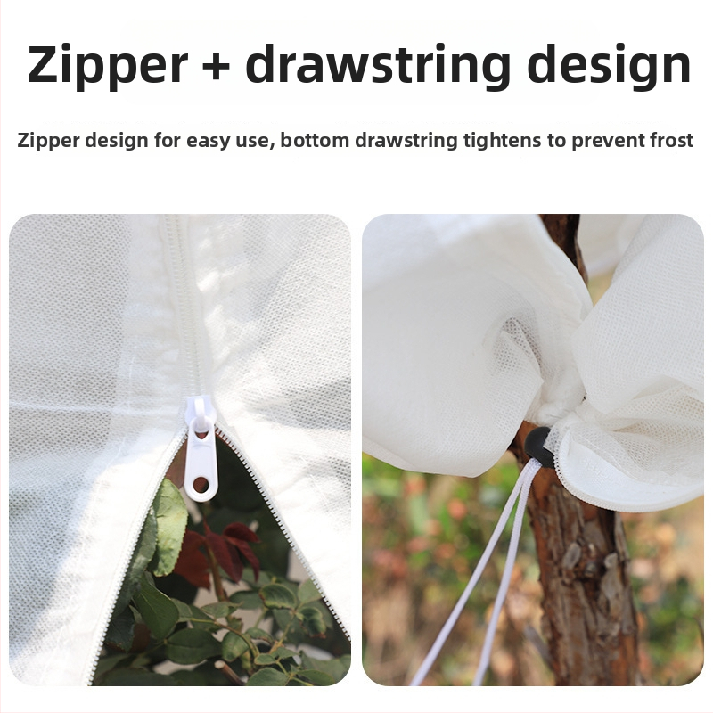 Sac de plantare din plastic – protecție împotriva înghețului pentru pomi fructiferi