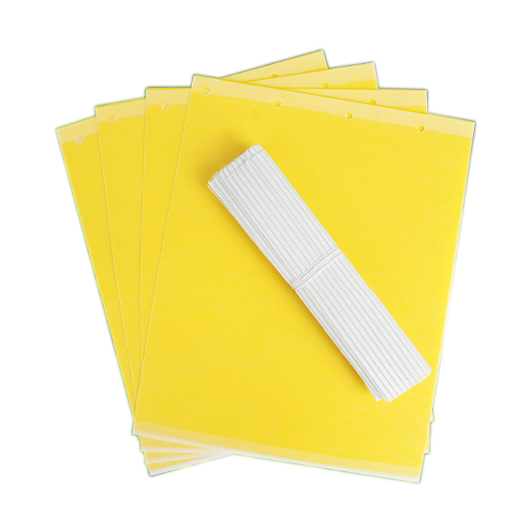 Placă lipicioasă pentru insecte, model C07, material PET, pentru controlul dăunătorilor în serele cu legume