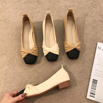 Pantofi Mary Jane cu vârf ascuțit, partea superioară PU, toc 3–6 cm, vară casual