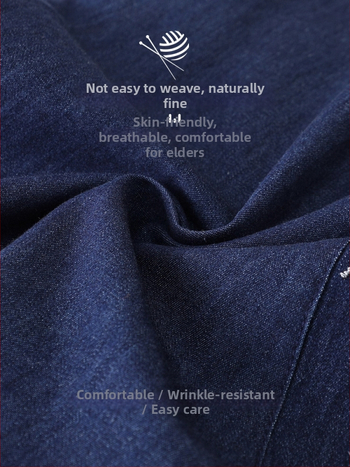 Dámske jesenné nohavice pre stredné a staršie vekové skupiny, voľný strih, bavlnená zmes, ľahká elasticita, dĺžka 9/10, vyšívanie