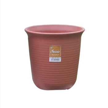 Eldis ZEN кръгла саксия за цветя от смола, проста подова саксия за домашно градинарство