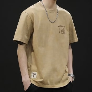 Litewei ležeran T‑shirt s kratkim rukavima, okrugli izrez, otisak karikature