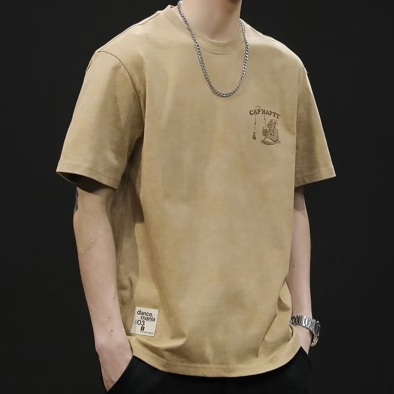 Litewei ležeran T‑shirt s kratkim rukavima, okrugli izrez, otisak karikature