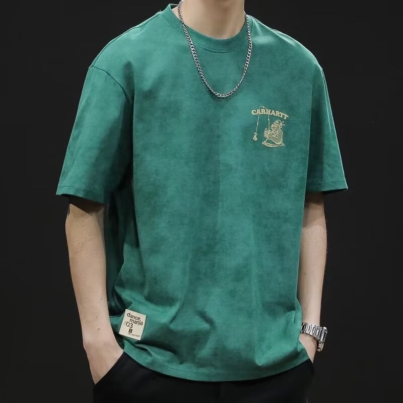 Litewei ležeran T‑shirt s kratkim rukavima, okrugli izrez, otisak karikature