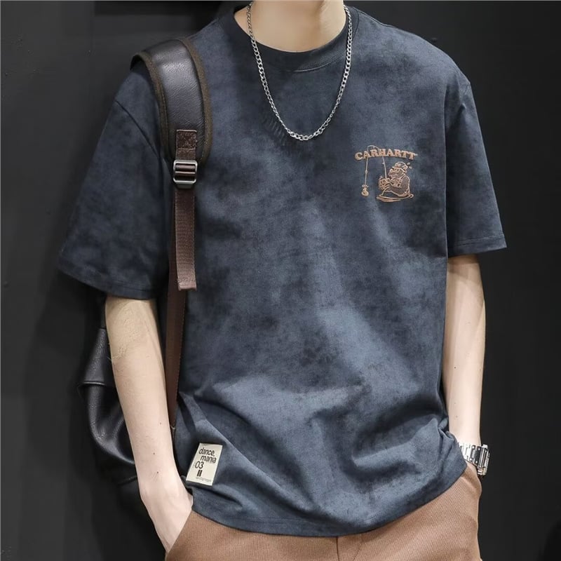 Litewei ležeran T‑shirt s kratkim rukavima, okrugli izrez, otisak karikature