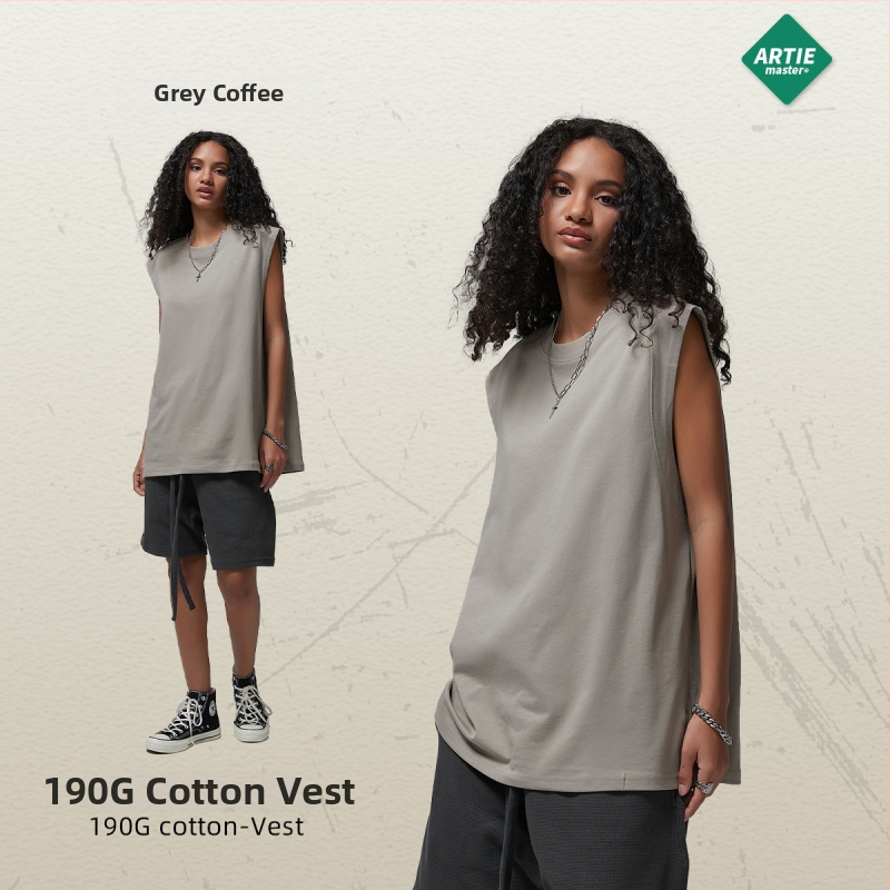 Artiemaster pánska športová vesta — voľný strih, zmes bavlny (56% bavlna), Cotton Blend látka, štýl farebný blok, jar 2025