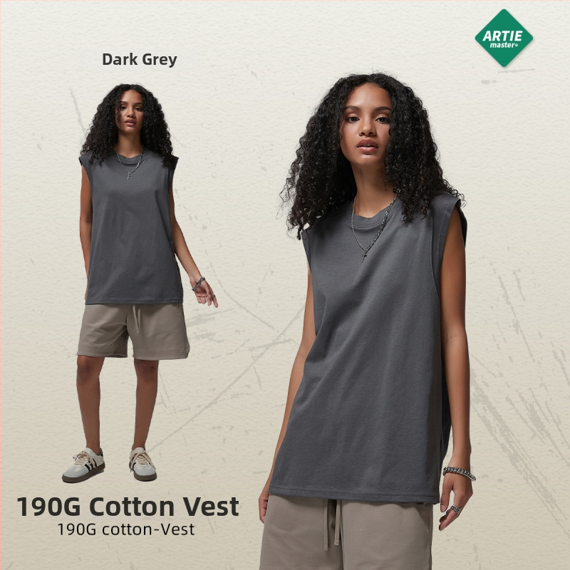 Artiemaster pánska športová vesta — voľný strih, zmes bavlny (56% bavlna), Cotton Blend látka, štýl farebný blok, jar 2025