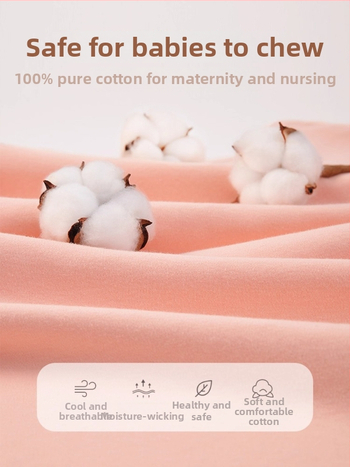 Tehotenská bavlnená súprava, dvojdielna, okrúhly výstrih, dlhé rukávy, voľný strih, pre tehotenstvo a dojčenie