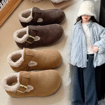 Dječje Birkenstock tenisice s fleecem za jesen-zimu, topla dječja obuća, unisex