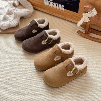 Dječje Birkenstock tenisice s fleecem za jesen-zimu, topla dječja obuća, unisex