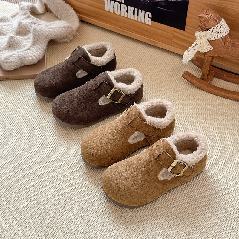 Dječje Birkenstock tenisice s fleecem za jesen-zimu, topla dječja obuća, unisex