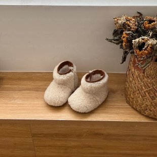 Dječje zimske čizme za snijeg unisex — debeli mekani đon gumena podloga, slip-on, obuće za učenje hodanja