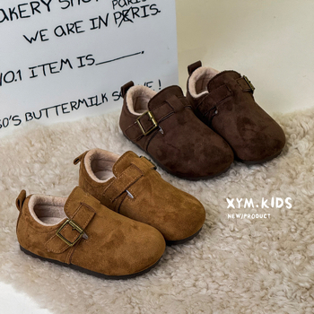 Laste puuvillased kingad, tekstiilne ülemine, Velcro sulgemine, ühekordne muster, vanusevahemik 1-12 aastat