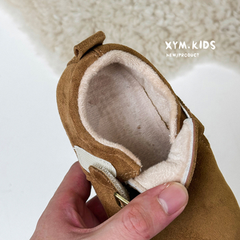 Laste puuvillased kingad, tekstiilne ülemine, Velcro sulgemine, ühekordne muster, vanusevahemik 1-12 aastat