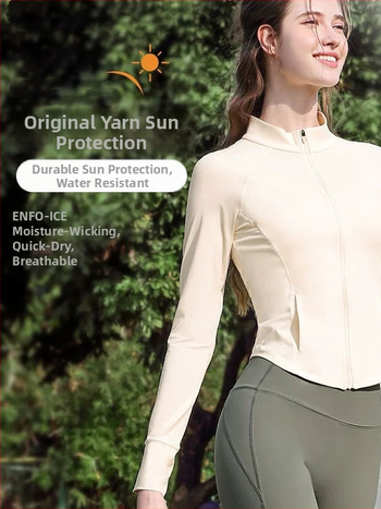 Moteriškas lauko lengvas švarkas su UV apsauga UPF50+, stovimas kaklo, kvėpuojantis, drėgmės valdymas, nailonas