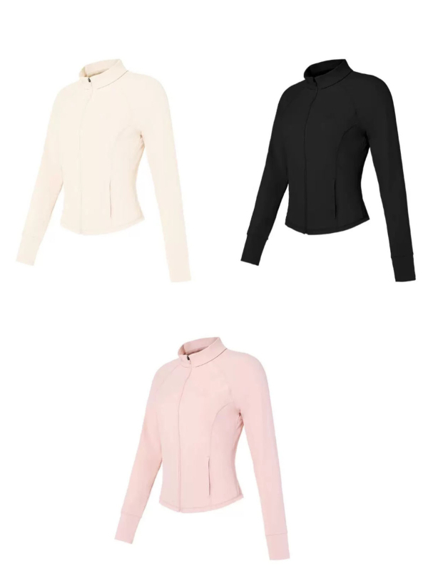 Moteriškas lauko lengvas švarkas su UV apsauga UPF50+, stovimas kaklo, kvėpuojantis, drėgmės valdymas, nailonas