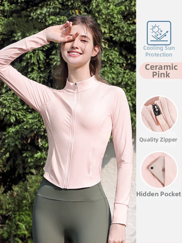 Moteriškas lauko lengvas švarkas su UV apsauga UPF50+, stovimas kaklo, kvėpuojantis, drėgmės valdymas, nailonas