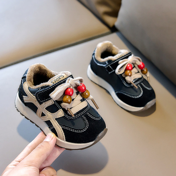 Zimske tenisice 2025 za bebe i djecu, unisex, tople s mekanom sole i Velcro zatvaranjem, za uzrast 1–6 godina