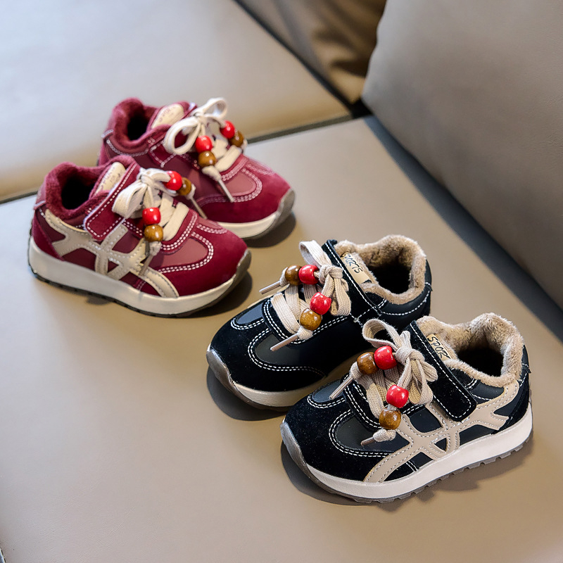 Zimske tenisice 2025 za bebe i djecu, unisex, tople s mekanom sole i Velcro zatvaranjem, za uzrast 1–6 godina