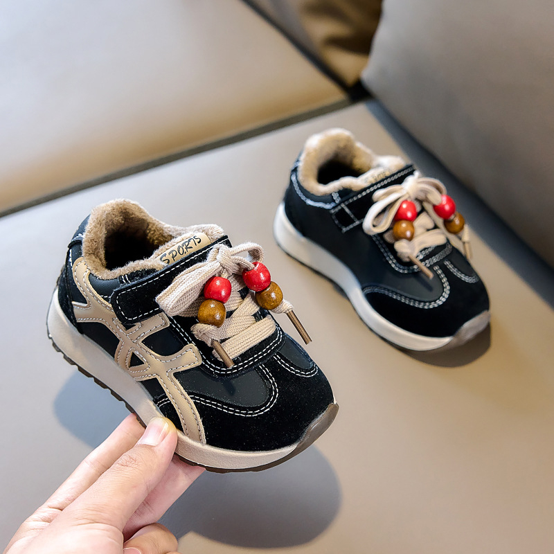Zimske tenisice 2025 za bebe i djecu, unisex, tople s mekanom sole i Velcro zatvaranjem, za uzrast 1–6 godina