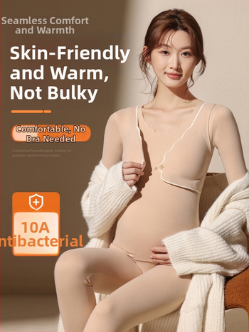 Tehotenský nočný set na dojčenie – top bez rukávov a nohavice, jednofarebný vzor, katiónový polyester so spandexom (90–95% polyesteru; spandex <30%), jeseň 2025