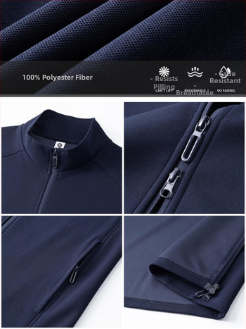 Pánska tenká vesta so stojacim golierom a zipsom – vetruodolná, vodoodolná, bez rukávov