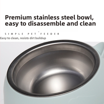 Dvojitá miska pre mačky a mačiatka – miska na krmivo a miska na vodu