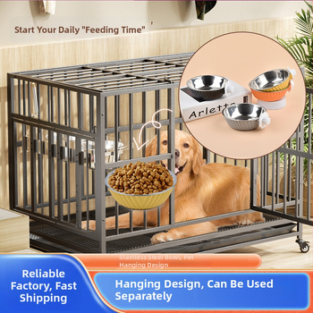 Visiaci tanier na kŕmenie a vodu pre mačky, kruhový, materiál: PP + 201 nehrdzavejúca oceľ