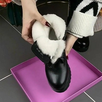 Női Martin csizmák, fleece bélés, felső rész mikroszálas, gumi talp, vastag sarka 3–5 cm, oldalsó cipzár, téli és őszi viseletre