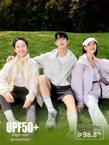 Lauko vėjo striukė su gaubtu, UPF50+ UV apsauga, greitas džiūvimas, kvėpuojanti, nailonas