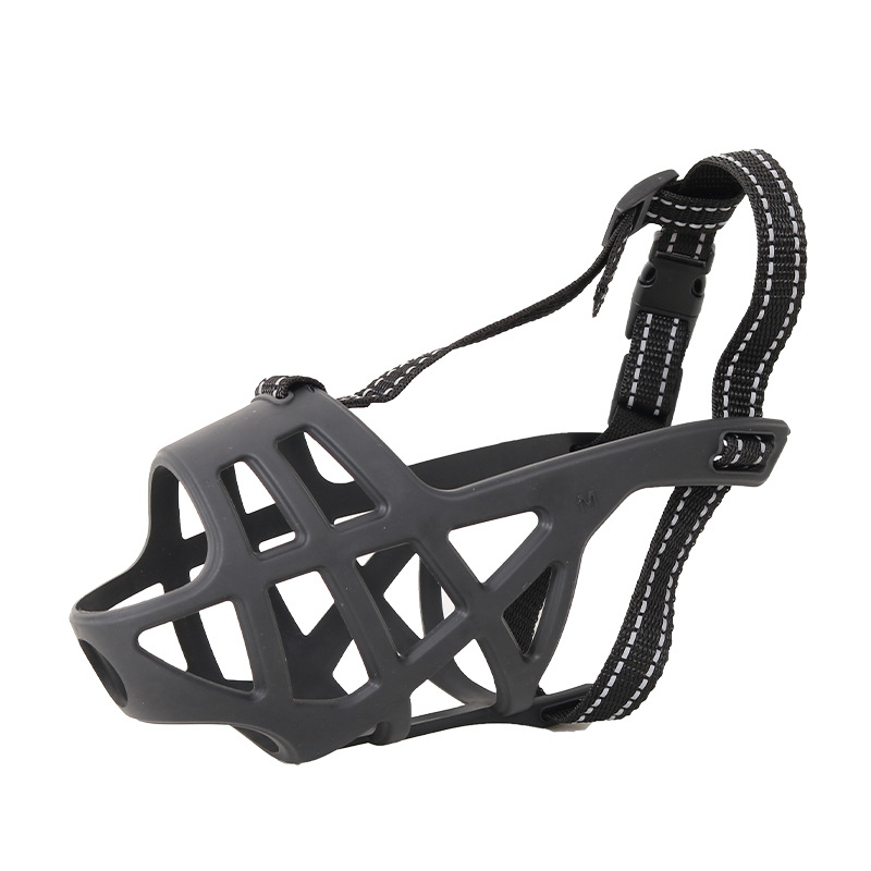 Muzzle za psa - mekan, prozračan, dvostruko učvršćenje, TPR materijal, Middall, paket 50 kom.