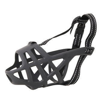 Njuška za psa ZT001 — meka, prozračna TPR, dvostruko pričvršćivanje, otporno na ogrebotine