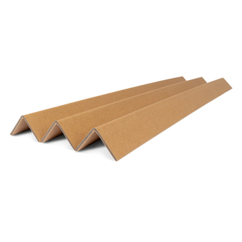 Mengmao L-tvarový papierový ochranný roh – materiál: kraftový papier a papier s vláknami v tubuse; spracovanie prispôsobiteľné; tlač loga k dispozícii