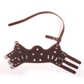 Muzzle din piele PU pentru câini | anti-mușcare, anti-latrat | permite să bea apă | 120 bucăți pe ambalaj | Aibetter