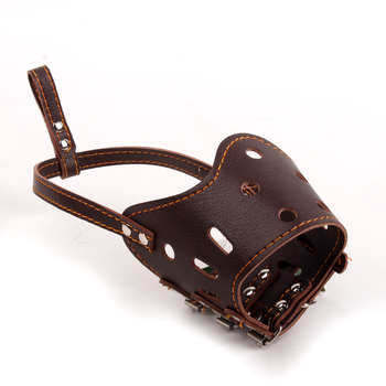 Muzzle din piele PU pentru câini | anti-mușcare, anti-latrat | permite să bea apă | 120 bucăți pe ambalaj | Aibetter