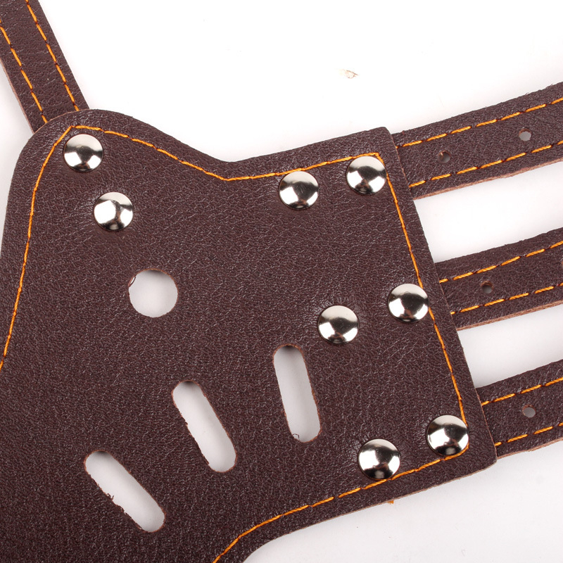 Muzzle din piele PU pentru câini | anti-mușcare, anti-latrat | permite să bea apă | 120 bucăți pe ambalaj | Aibetter