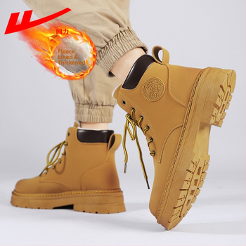 Martin čižmy – PU vrch, podšívka z umelej krátkej chlpatiny, nepremokavé a teplé