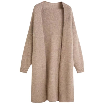 Cardigan tricot pentru femei, culoare solidă, lungime lungă (80–100 cm), mâneci lungi, fără nasturi