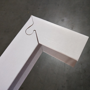 U-tvarovaný ochranný roh z kraftového papiera (Materiál: kraftový papier; Proces: Kompozit; Značka: ELTETE; Tvrdosť: Stredná)