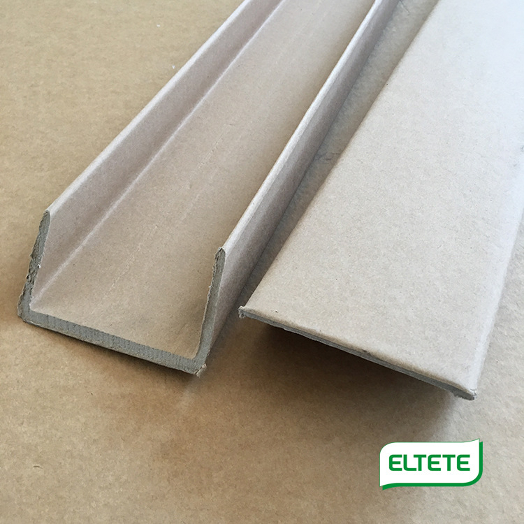 U-tvarovaný ochranný roh z kraftového papiera (Materiál: kraftový papier; Proces: Kompozit; Značka: ELTETE; Tvrdosť: Stredná)