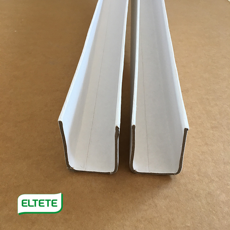 U-tvarovaný ochranný roh z kraftového papiera (Materiál: kraftový papier; Proces: Kompozit; Značka: ELTETE; Tvrdosť: Stredná)