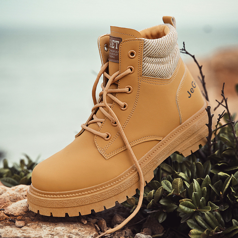 Martin topánky pre mužov, vrchnok z Pig Eight kože, PVC podrážka, nízky podpätok 1–3 cm, okrúhla špička