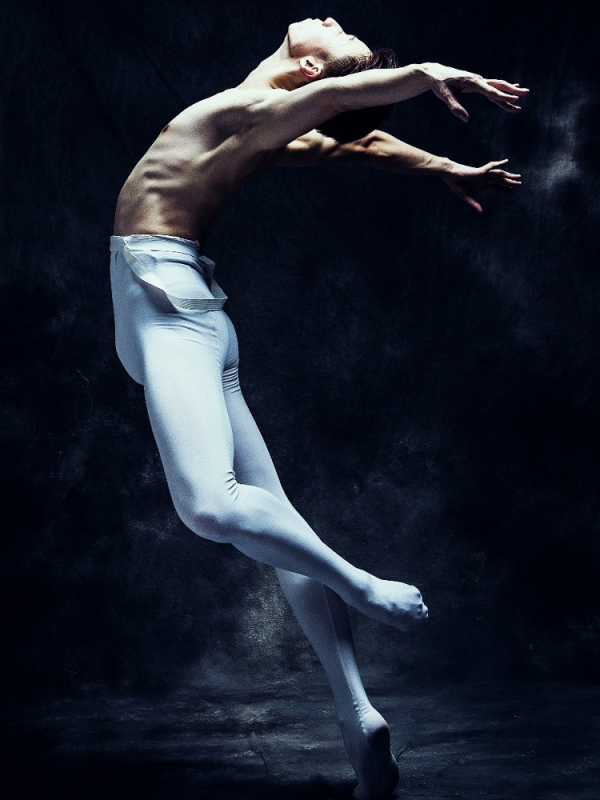 Pánske baletné nohavice s ramienkami – tesne priliehajúce, dlhé tanečné nohavice, materiál nylon/elastán, vhodné pre všetky ročné obdobia, na tréning a predstavenie