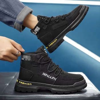 Pánske Martin topánky, PU vrchnok, EVA vložka, guľatý nos, šnúrkové zapínanie, vhodné na jeseň